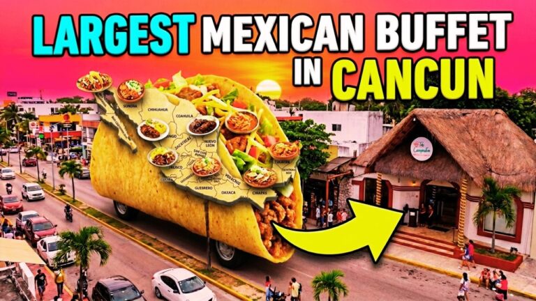 The Best $15 Mexican Buffet in Cancun 10 States, 70+ Stews (Don't Miss This)