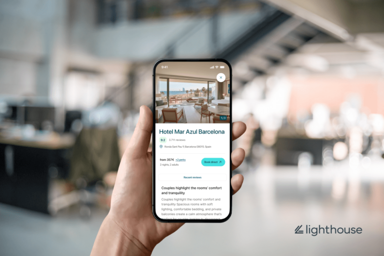 The first direct booking app for hotels launches in ChatGPT, powered by Lighthouse