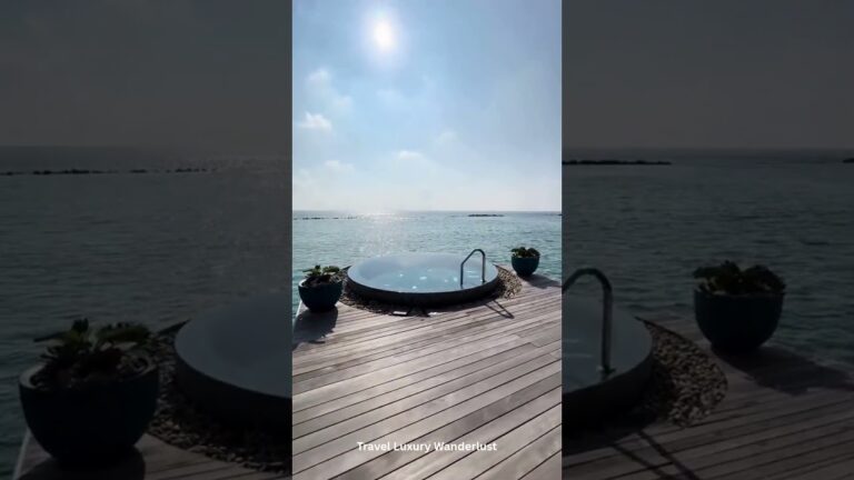 Ice room + overwater bungalow = dream vacation?! ✨ #maldives #travelgoals