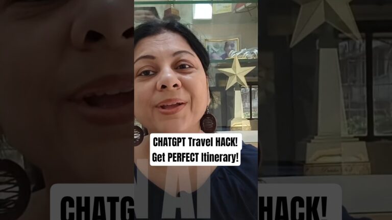 ChatGPT Travel Hack 🤖 | Get PERFECT Itineraries