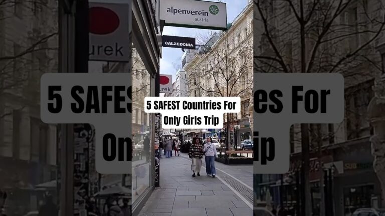 Safest Countries in Europe for Girls Trip 🇪🇺 #travelsmart #traveltips