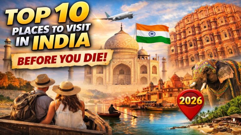 Top 10 Places to Visit in India Before You Die 🇮🇳 2026 Travel Guide