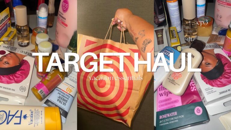life in my thirties || target hygiene haul || travel essentials