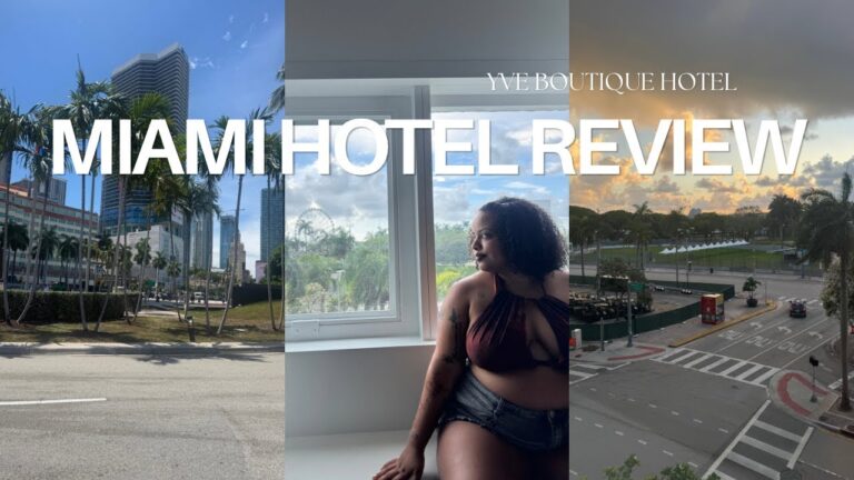 TRAVEL VLOG || real & raw MIAMI BOUTIQUE HOTEL REVIEW 3 star hotel *  || solo travel
