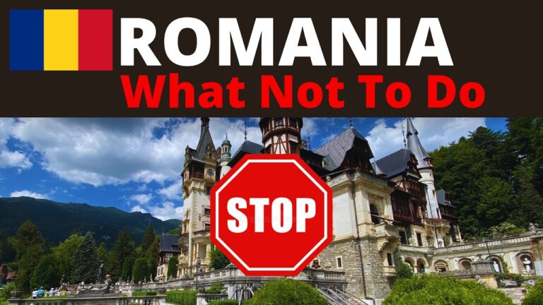 ROMANIA 🇷🇴 | WHAT NOT TO DO When Visiting ❌ | Do's, Don'ts, Advice & Travel Tips