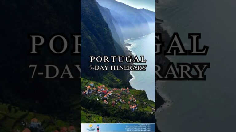 Ultimate 7-Day Portugal Itinerary: Best Places to Visit, Hidden Gems & Travel guide #visitportugal