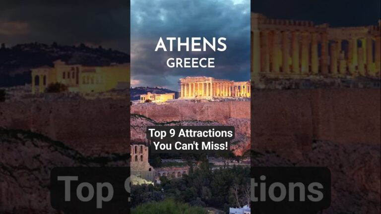 🇬🇷 9 Must See Spots in ATHENS You Can't Miss! | Greece Travel Guide