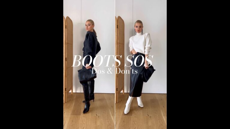 YOUR BOOT DILEMMAS – DOS & DON’TS ON PAIRING BOOTS