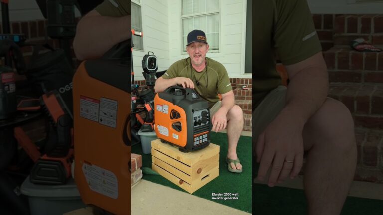This is the quietest generator I have owned! @efurden #generator #inverter #powersupply #fyp