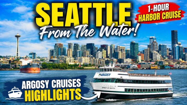Seattle Harbor Cruise 🚢 | Argosy Cruises 1-Hour Tour with Stunning Skyline Views!