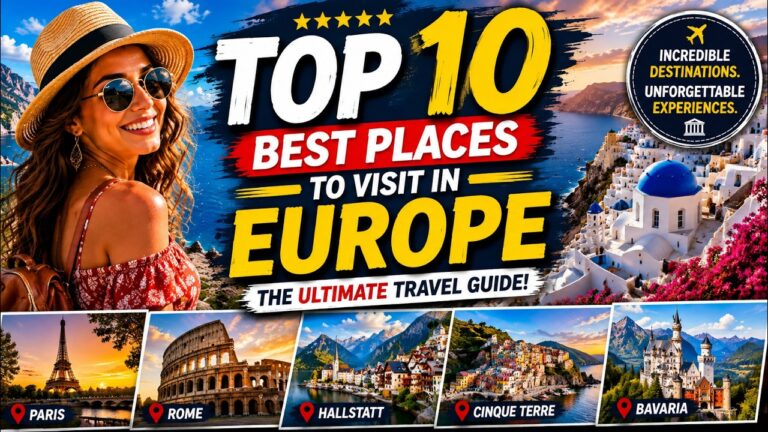 Top 10 Best Places to Visit in Europe | Ultimate Travel Guide
