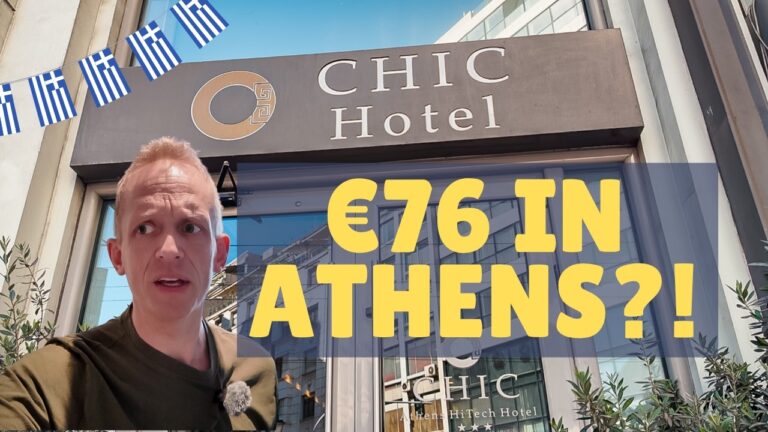 €76 Athens Hotel Room Tour: Is Chic Hotel Worth It?