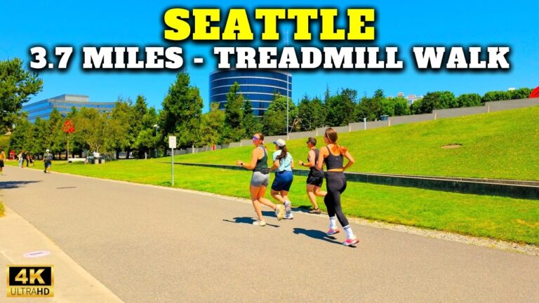 City Walks – Seattle Waterfront Walking Tour | Virtual Treadmill Walk & Run 4K (3.7 Miles)