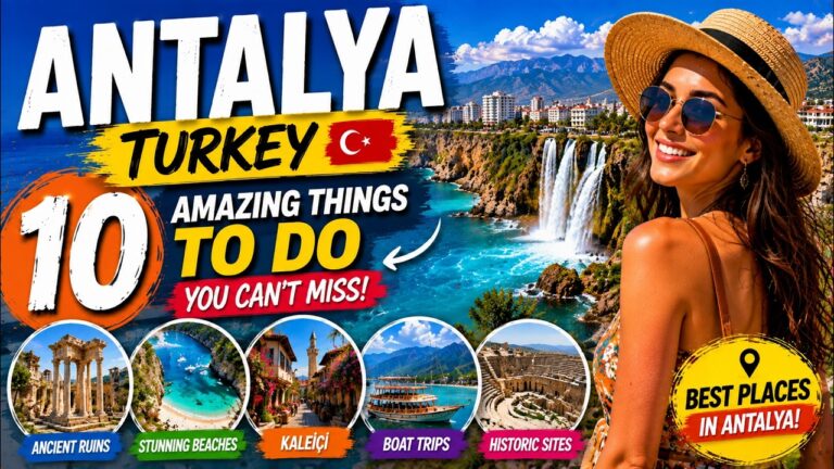Unveiling Antalya, Turkey: The Ultimate Guide to the Top 10 Must-Visit Attractions and Activities