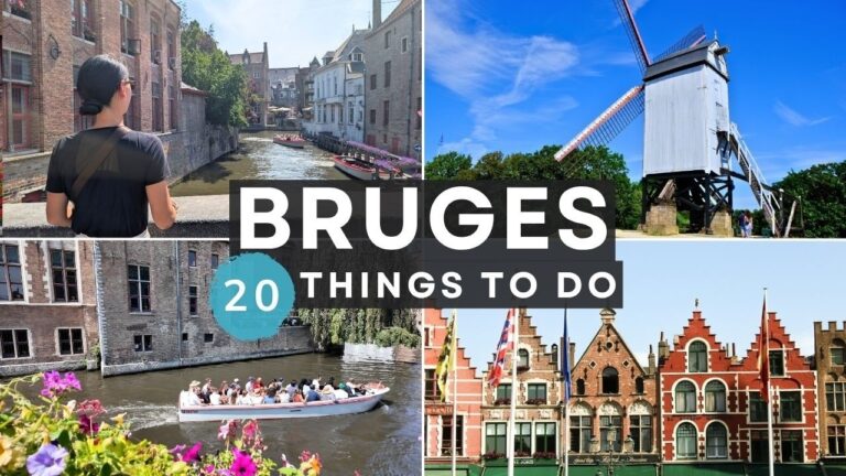 20 Things to Do in Bruges, Belgium – 4K Bruges Travel Guide