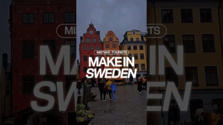 Don't Mess Up in Sweden!! Or they will get you!
