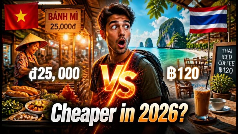 Vietnam vs. Thailand: Which Is Actually Cheaper in 2026?