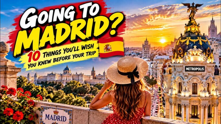 Going to Madrid, Spain? 10 Things You’ll Wish You Knew Before Your Trip
