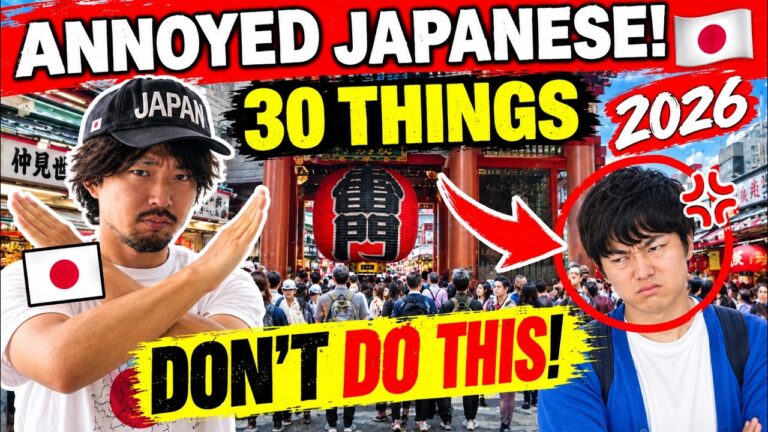 🇯🇵 30 Things Tourists MUST Stop Doing in Japan in 2026 & 2027