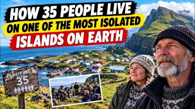 HOW 35 PEOPLE LIVE ON ONE OF THE MOST ISOLATED ISLANDS ON EARTH