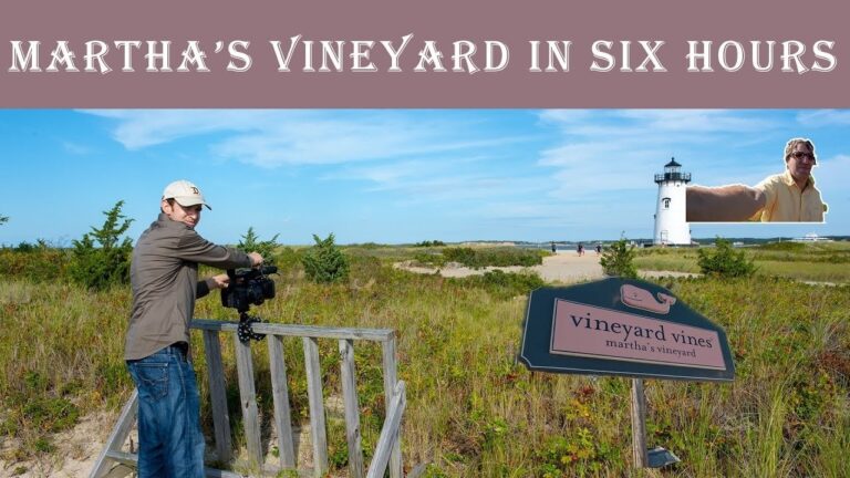 Martha's Vineyard Day Trip: Edgartown & Oak Bluffs Sightseeing Tour (4K HDR)