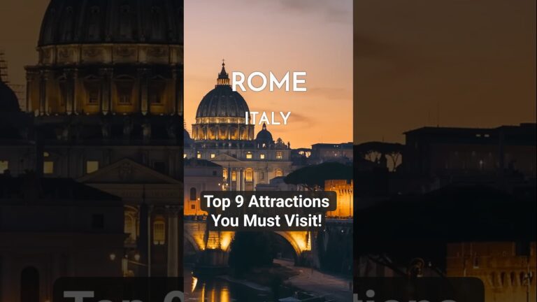 🇮🇹 9 Amazing Things To Do In ROME! | Rome Travel Guide (part 1)