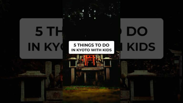 5 Things to Do in Kyoto With Kids #shorts