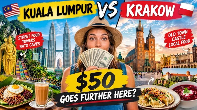 Where Does $50 Go Further? Kuala Lumpur vs Krakow