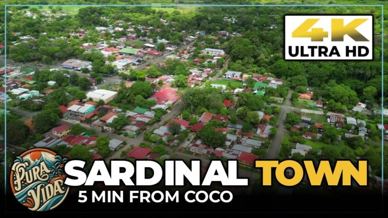 Tour SARDINAL, Costa Rica ⛪ The Local Town 5 Minutes From Playas del Coco + A Drone Flight
