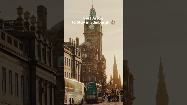 The BEST area to stay in Edinburgh (for first-timers!) 🏰