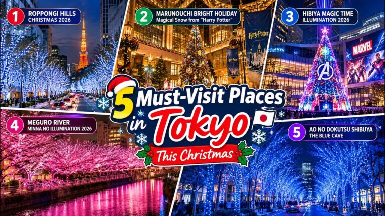 5 Must-Visit Places in Tokyo This Christmas🎄Japan Travel 2026 🇯🇵🎅Things You Can’t Miss!
