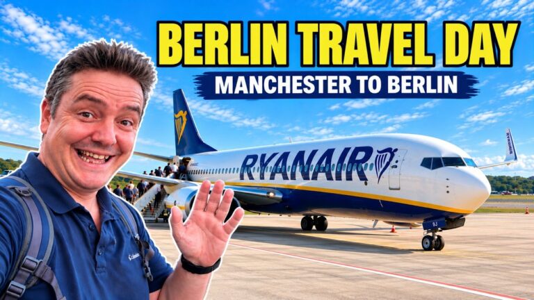 BERLIN TRAVEL DAY | Flying from Manchester to Berlin and then Train to Berlin City Centre