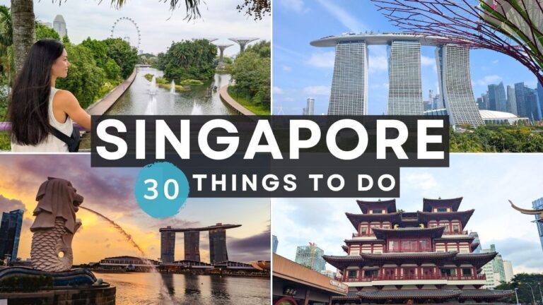 3-4 Days in Singapore Itinerary – 30 of the Best Things To Do in Singapore
