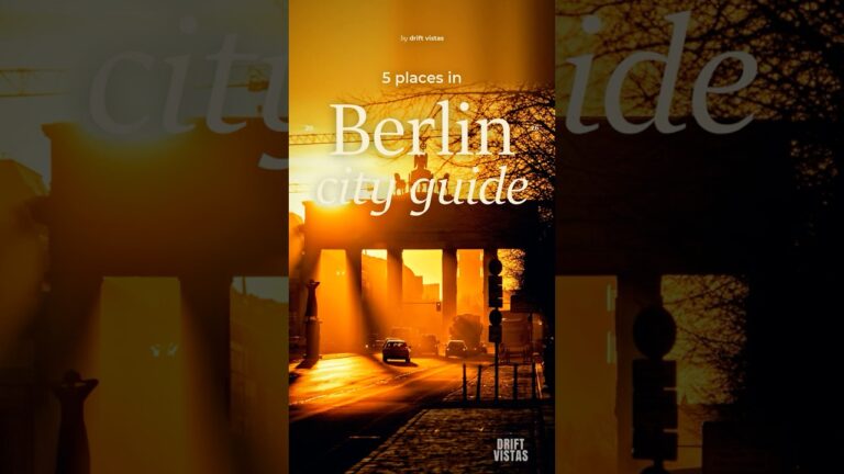 5 Places in Berlin You Have to See #shorts