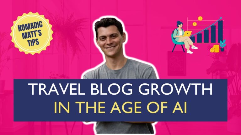 Grow & Monetize a Travel Blog in the Age of AI (with Nomadic Matt)