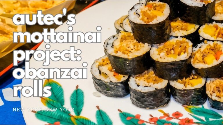 Inside AUTEC's Mottainai Project: Japanese Sushi Robots & Kyoto Obanzai in NYC