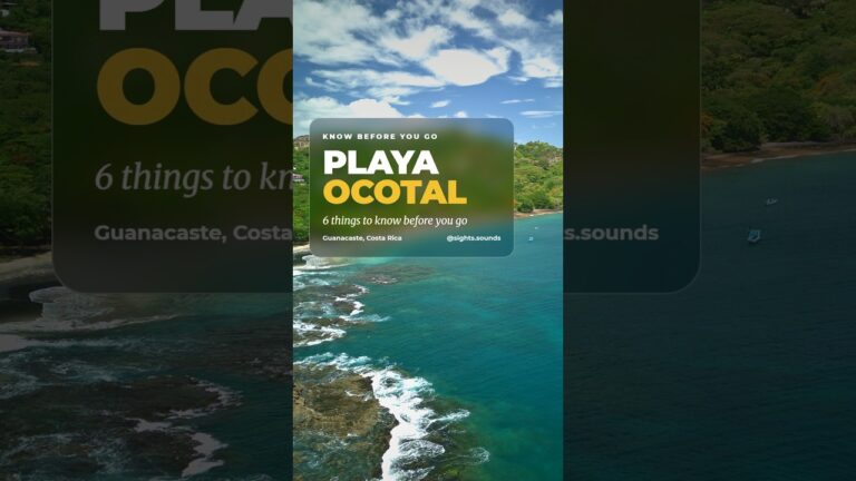 PLAYA OCOTAL, Costa Rica 🏖️ 6 Things To Know Before You Go #shorts